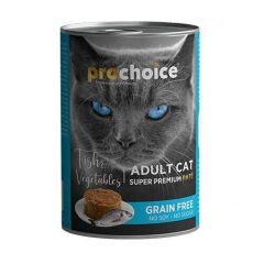 Prochoice Balıklı ve Sebzeli Pate Konserve Yetişkin Kedi Maması 400 G
