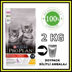 ProPlan kitten yavru kedi maması 2 kg açık mama