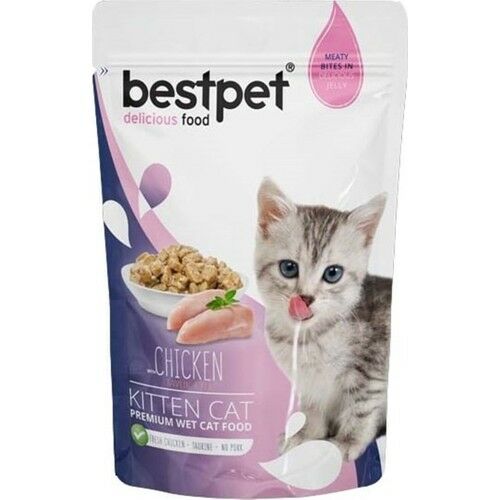 Bestpet Kitten Jelly Pouch Yavru Kedi Maması 85 gr
