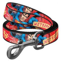 Waudog Collar Köpek Gezdirme Tasması Superhero Desenli 15 mm 122 cm