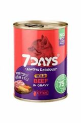 7 Days Sığır Etli Yavru Kedi Konserve 415 Gr