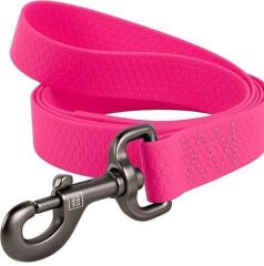 Waudog Collar Su Geçirmez Köpek Gezdirme Tasması  15 mm 122 cm Pembe