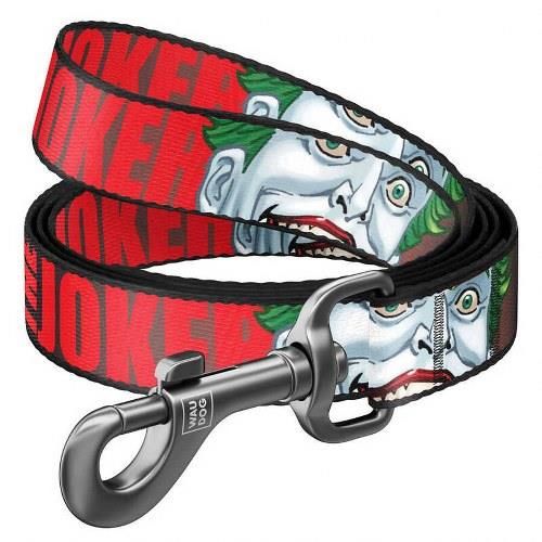 Waudog Collar Köpek Gezdirme Tasması Joker Desenli 20mm 122 cm
