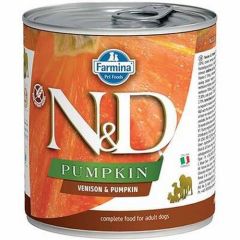 N&D Pumpkin Geyik Balkabağı Yetişkin Köpek Konservesi 285 Gr