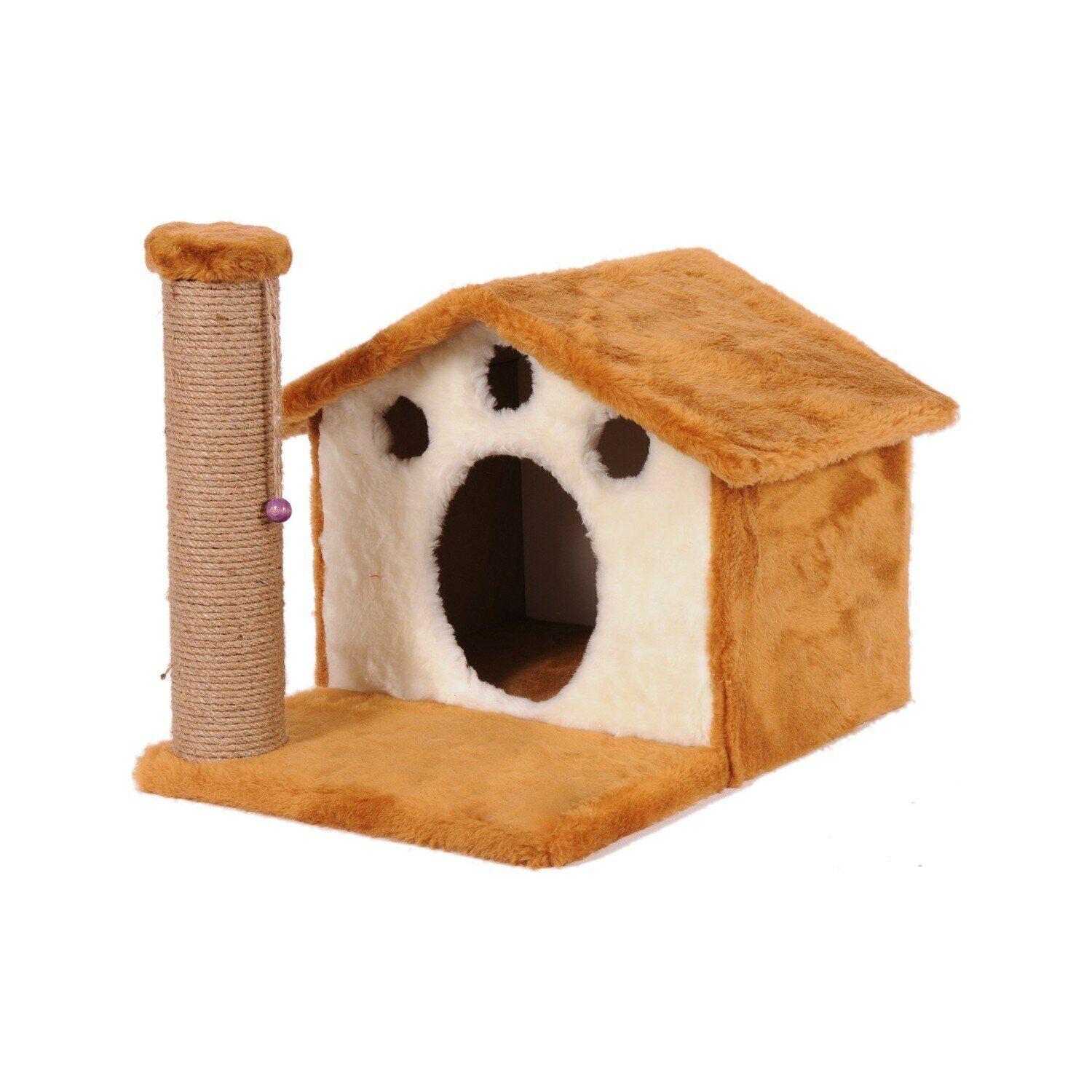 Cat Hause Y01KV Yuvalı Kedi Tırmalama Evi 55 x 40 x 40 CM