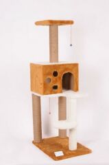 Cat Hause S09KV Platformlu Eğlence Parkı Kedi Tırmalama Evi 55 x 40 x 124 CM