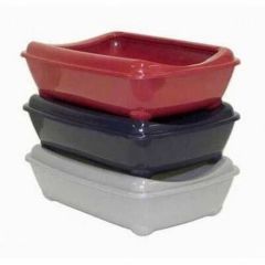 Moderna Aristo Jumbo Açık Kedi Tuvalet Kabı Lacivert 57 Cm