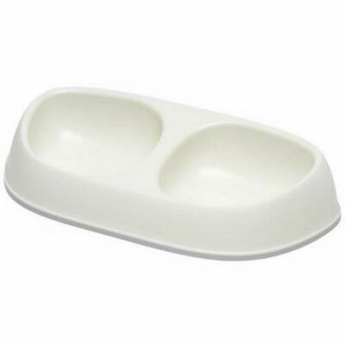Moderna Sensibowl Kedi Mama Kabı Beyaz 2x200 Ml