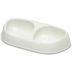 Moderna Sensibowl Kedi Mama Kabı Beyaz 2x200 Ml