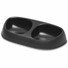 Moderna Sensibowl Kedi Mama Kabı Siyah 2x200 Ml