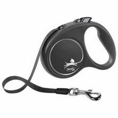 Flexi Black Design 5M Şerit Small Siyah