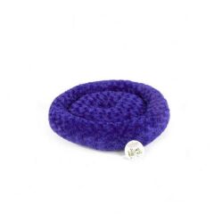 PET PRETTY SİMİT YATAK PELUŞ MOR 55x55cm