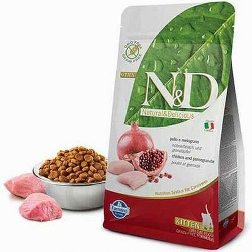 N&D Tahılsız Kitten Tavuk Nar Kedi Maması 5 Kg