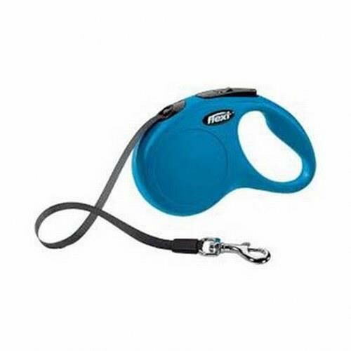 Flexi New Classic Otomatik Şerit Tasma Mavi Medium 5 Mt