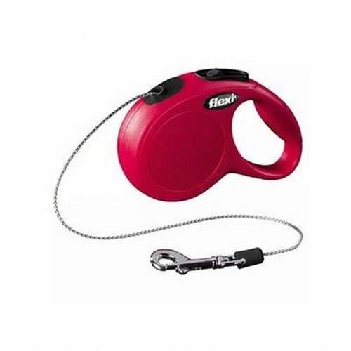 Flexi New Classic Otomatik İp Tasma Kırmızı XSmall 3 Mt