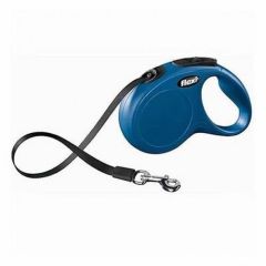 Flexi New Classic Şerit Otomatik Tasma Mavi XSmall 3 Mt
