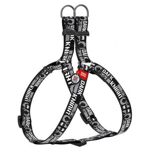 Waudog Collar QR Pasaportlu Köpek Göğüs Tasması Dark Knight Desenli, W 25 mm, L 60-90 cm