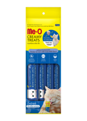 Me-O Creamy Tavuk & Ciğer & Keçi Sütlü Yetişkin Kedi Ödülü 4 x 15 G