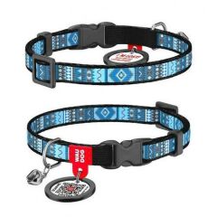 Waudog Collar QR Pasaportlu Kedi ve Ufak Irk Köpek Boyun Tasması 20-30 CM, 10 MM, ETHNO