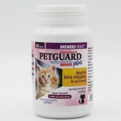 PetGuard Yavru Kediler İçin Biotin Ve Sarımsaklı Bira Mayası Tablet 150 Adet