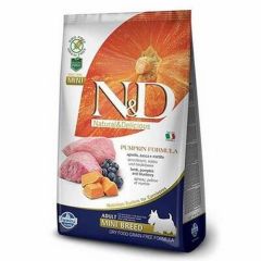 N&D Balkabaklı Kuzu Etli Tahılsız Küçük Irk Köpek Maması 7 Kg