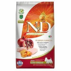 N&D Pumpkin Tavuklu Narlı Tahılsız Küçük Irk Köpek Maması 7 Kg