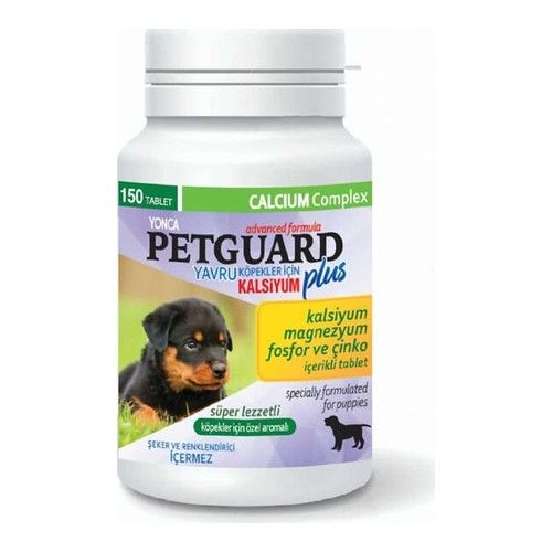 Petguard Yavru Köpek Kalsiyum Plus 150TABLET