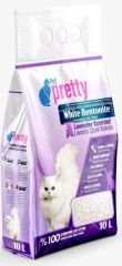 Pet Pretty Lavanta Kokulu İnce Taneli Topaklaşan Kedi Kumu 10 Lt