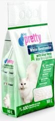 Pet Pretty Aloe Vera Kokulu ince Taneli Topaklaşan Kedi Kumu 10 Lt