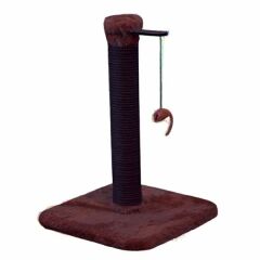Kralle Tırmalama ve İpli Oyuncak Koyu Gri 35x35x54h Cm