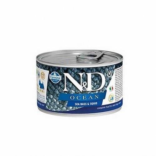 N&D Ocean Levrek Mürekkep Balığı Köpek Konservesi 140 Gr