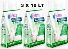 Pet Pretty Aloe Vera Kokulu ince Taneli Topaklaşan Kedi Kumu 10 Lt X 3 ADET