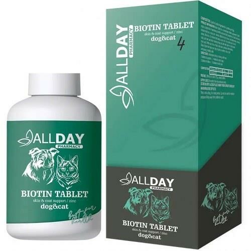 AllDay Biotin Kedi Köpek Tablet 75 Gr