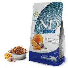 N&D Ocean Pumpkin Ringa Balık&Portakal Kedi Maması 1,5 Kg