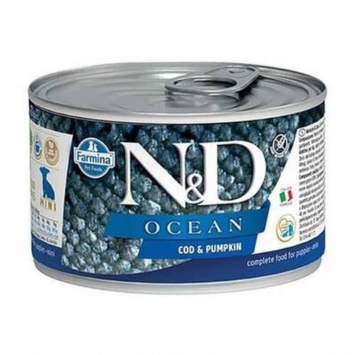 N&D Ocean Morina Balığı Balkabağı Yavru Köpek Konservesi 140 Gr