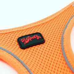 Tailpetz Air Mesh Köpek Göğüs Tasması Neon Turuncu Large