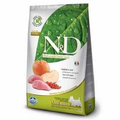 N&D Domuz & Elma Tahılsız Küçük Irk Yetişkin Köpek Maması 7 Kg