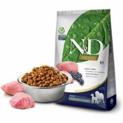 N&D Prime Medium Maxi Kuzu&Yaban Mersini Köpek Maması 2,5 Kg