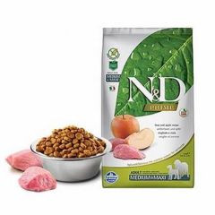 N&D Tahılsız Medium Maxi Domuz& Elma Yetişkin Köpek Maması 12 Kg