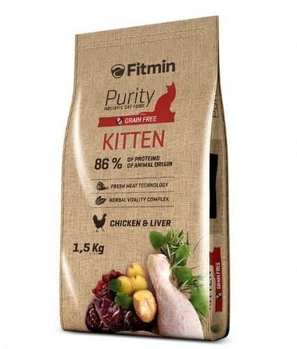 Fitmin Purity Kitten Taze Tavuk Etli Yavru Kedi Maması 1,5 Kg