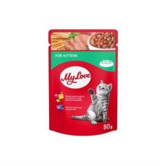 My Love Yavru Kediler İçin Pouch Kedi Maması 80 Gr