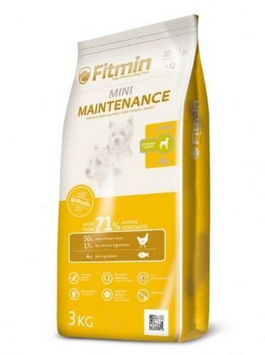 Fitmin Mini %50 Taze Tavuk Etli Ufak Irk Yetişkin Köpek Maması 3 Kg