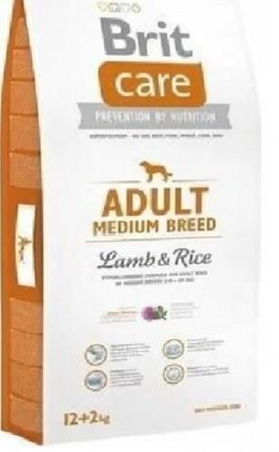 Brit Care Adult Medium Kuzu Etli Orta Irk Yetişkin Köpek Mamasi 12 + 2 Kg