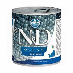 N&D Ocean Morina Balığı Balkabağı Yavru Köpek Konservesi 285 Gr