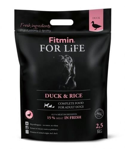 Fitmin For Life %15 Taze Ördek Etli Yetişkin Köpek Maması 2,5 Kg