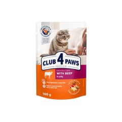 Club4Paws Jöleli Danalı Premium Pouch Kedi Maması 100 Gr