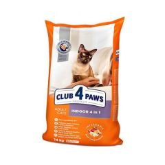 Club4Paws Premium Indoor 4 in 1 Kedi Maması 14 Kg