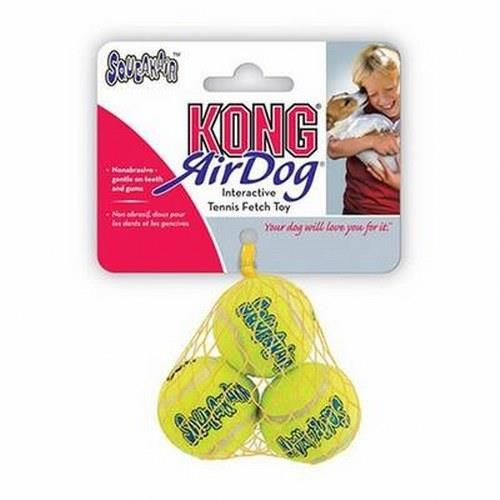 Kong Köpek Air Sq Sesli Tenis Topu XS 3 Adet 4 Cm