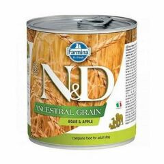 N&D Low Grain Yaban Domuzu Elma Yetişkin Köpek Konservesi 285 Gr