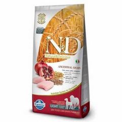 N&D Low Light Tavuk&Nar Büyük ve Orta Irk Köpek Maması 12 Kg